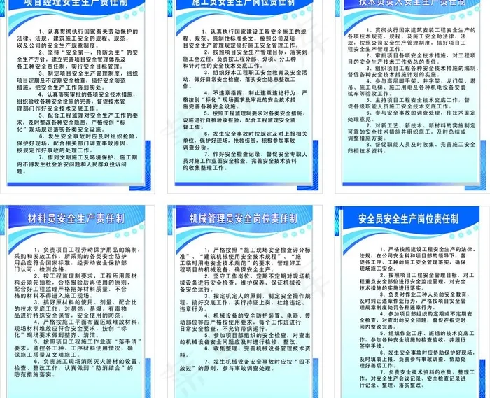 工地制度牌图片cdr矢量模版下载