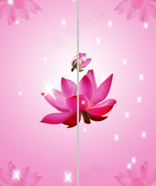 浪漫背景移门图案