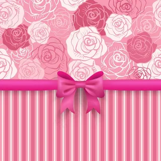 粉色花朵花卉背景矢量