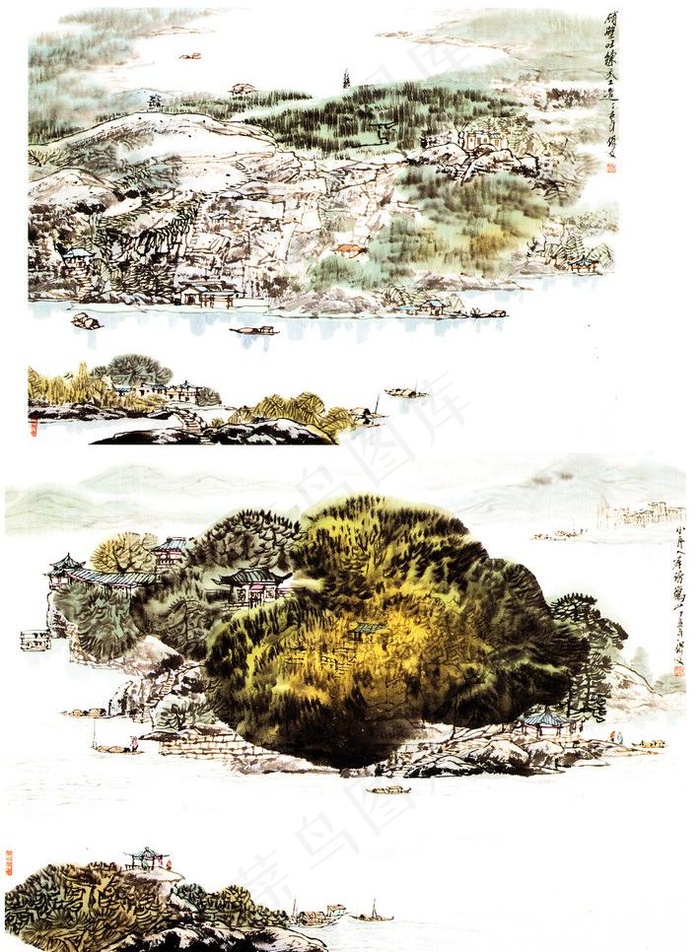 国画山水图片