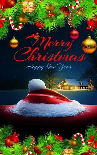 宝马圣诞节海报