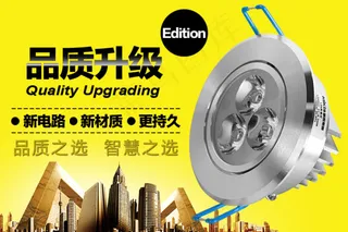 LED灯具海报宣传图