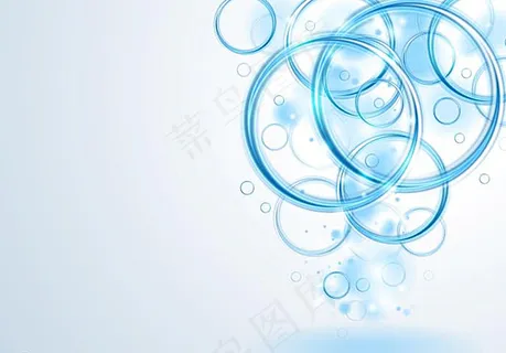 时尚圆环背景图片