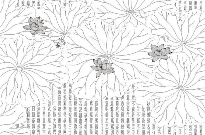 波若蜜多心经图片cdr矢量模版下载