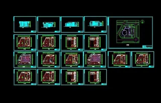 某购物中心初步设计方案CAD规划图...