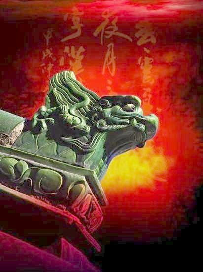 中华传统龙 中国传统素材 古代建筑 PSD素材 下载psd模版下载