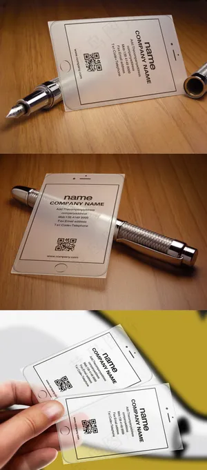 最新创意个性智能手机风格商务透明名... 最新创意个性智能手机风格商务透明名...