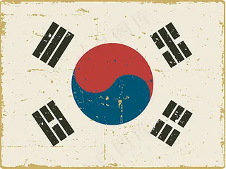 韩国国旗背景