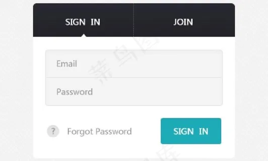 各种登陆框设计图片