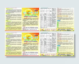 学校招生宣传单图片