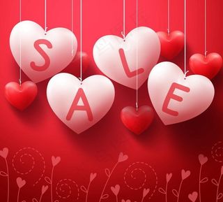 浪漫情人节海报设计矢量制作