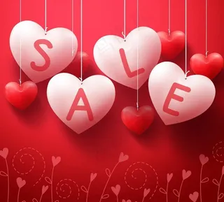 浪漫情人节海报设计矢量制作