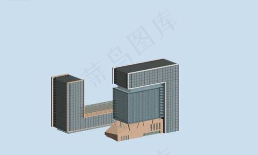 公共建筑3d效果图