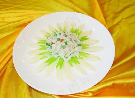 山药炒鱼米图片 山药炒鱼米图片