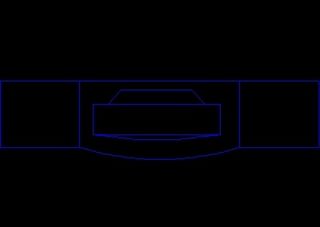 电视柜图块cad家具图块素材200...