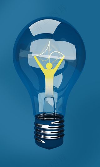灯泡和人形灯丝