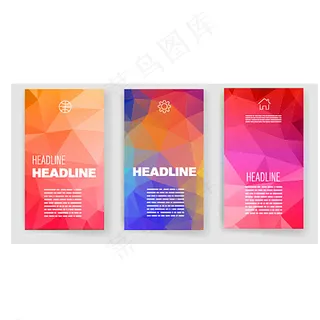 菱形渐变背景矢量图图片