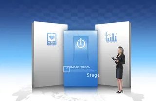 高清PSD分层素材女士白领