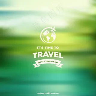 绿色背景矢量图