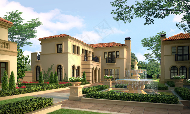 欧式庄园建筑