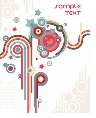 酷炫线条背景矢量素材二