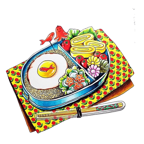 卡通盒饭便当快餐食品PNG图片海报...