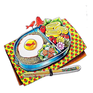卡通盒饭便当快餐食品PNG图片海报...