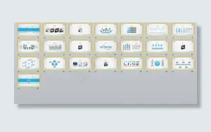 2014年年终工作汇报PPT模板预览图