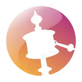 藏族元素的logo