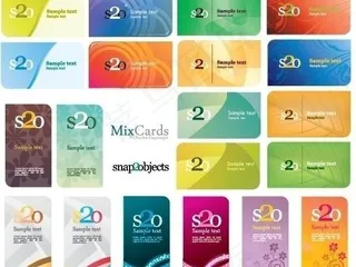 卡片背景矢量素材图片