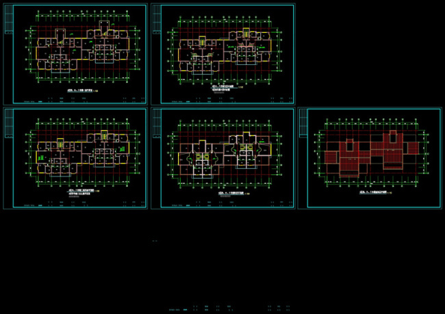 楼房平面图cad图纸