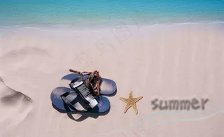 夏季海滩素材图片