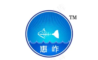 蓝色logo矢量图AI格式大海鱼子酱 