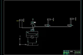 80钻夹紧液压原理图_CAD图纸