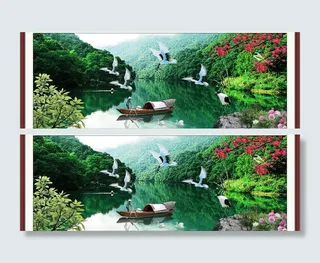 山水风景大气图图片