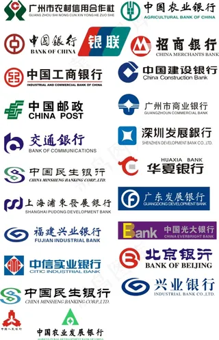 所有银行logo