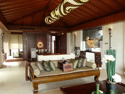 三亚香水湾一号样板间休息厅图片