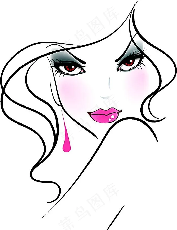 时尚插画女性