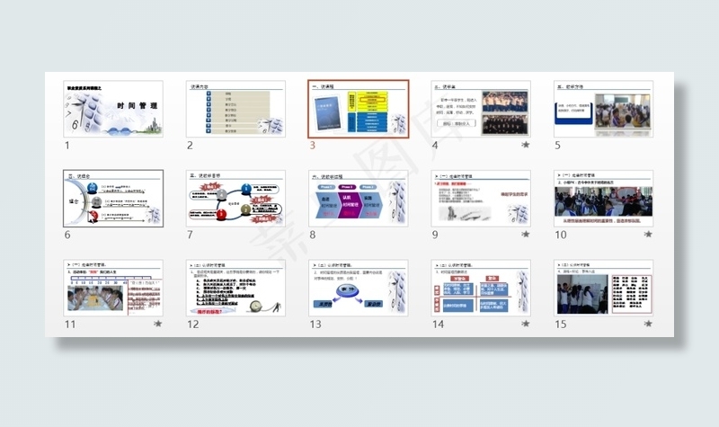 时间管理说课模板