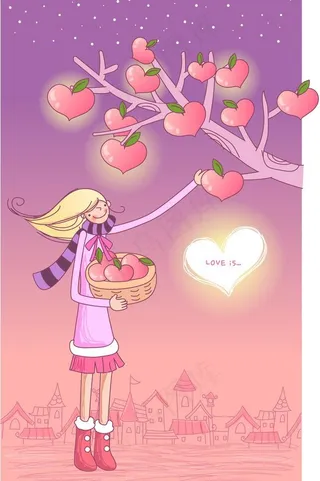 情人节漫画图片