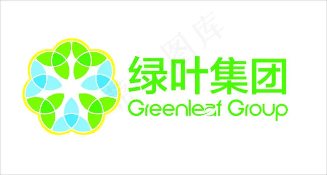 绿叶集团logocdr矢量模版下载