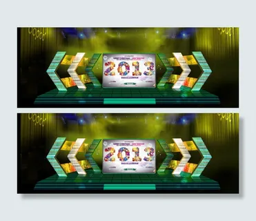 淘宝舞台风格促销海报