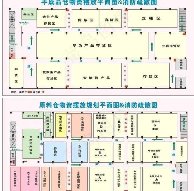 消防图图片cdr矢量模版下载