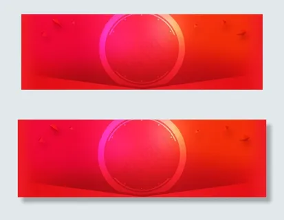 红色淘宝促销Banner海报背景图