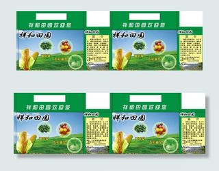 绿色食品包装图片