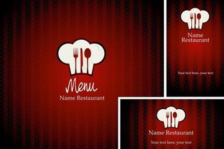 西餐厅菜单封面设计图片