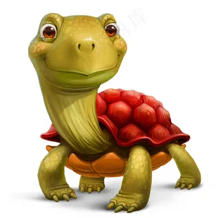 立体彩色乌龟图片
