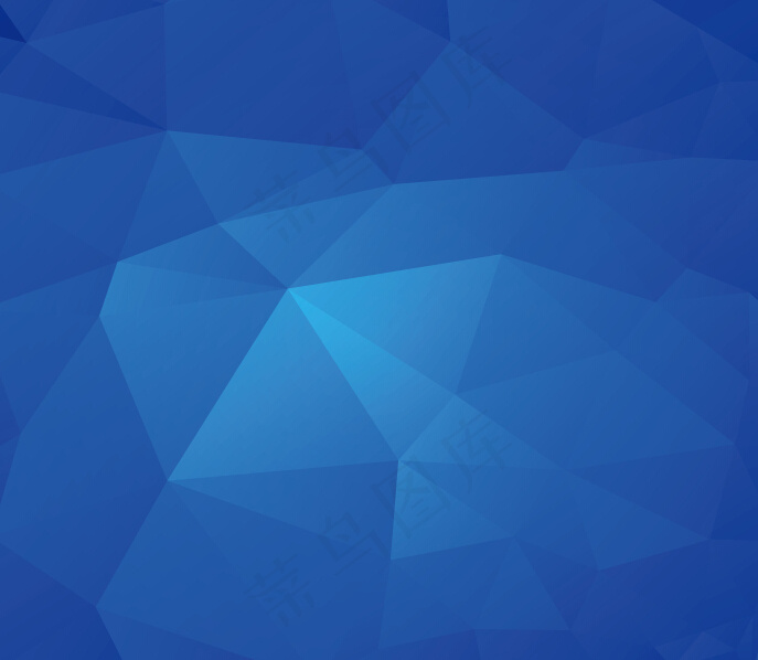 蓝色三角形立体背景矢量素材