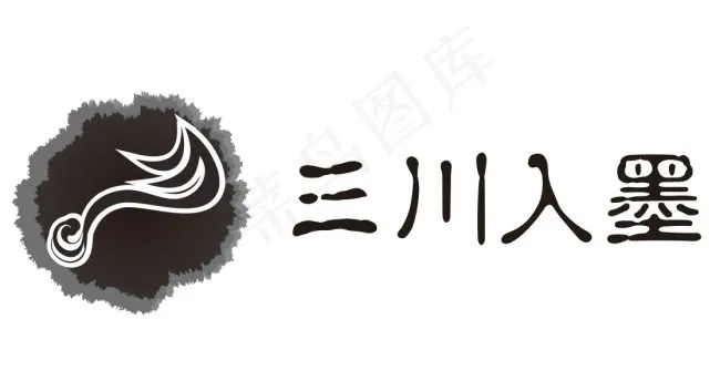山川入墨cdr矢量模版下载