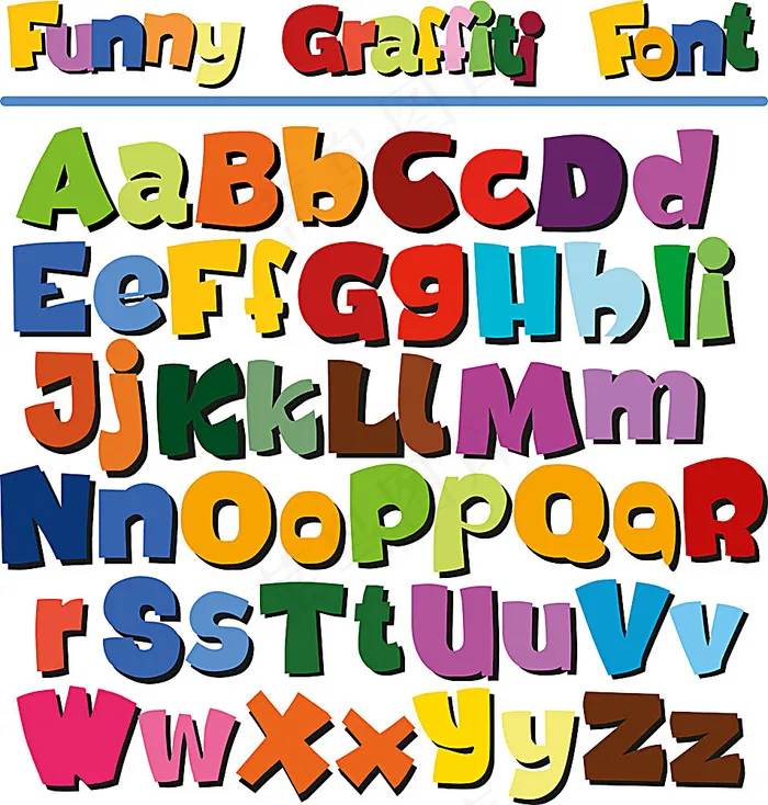 卡通字体设计